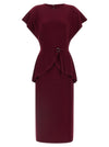 Norma Kamali Peplum Dress