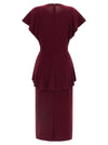 Norma Kamali Peplum Dress
