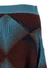 Kiko Kostadinov Ikat Argyle Skirt