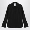 Max Mara Black cotton shirt with logo