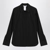 Max Mara Black cotton shirt with logo