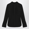 Max Mara Black cotton shirt with logo