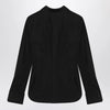 Max Mara Black cotton shirt with logo