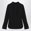 Max Mara Black cotton shirt with logo