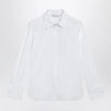 Max Mara White cotton shirt with logo