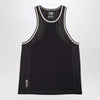 adidas by Wales Bonner Y-3 Black cotton-blend knit tank top