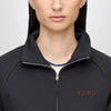 adidas by Wales Bonner Y-3 Black zip-up sweatshirt in plain knit
