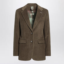  Max Mara Khaki ribbed jacket