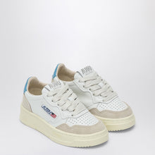  AUTRY Medalist white/light blue trainer