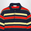 J.W. Anderson JW Anderson Navy striped cotton-blend polo shirt