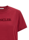 Moncler Logo Embroidery T-shirt