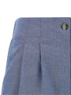 Moncler Grenoble Chambray Cotton Shorts