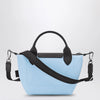 Longchamp XS Le Pliage Energy bag with handle in recycled canvas in Sky blue