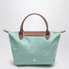 Longchamp Celadon coloured Le Pliage Original S bag