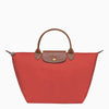 Longchamp Tomato coloured Le Pliage Original M bag
