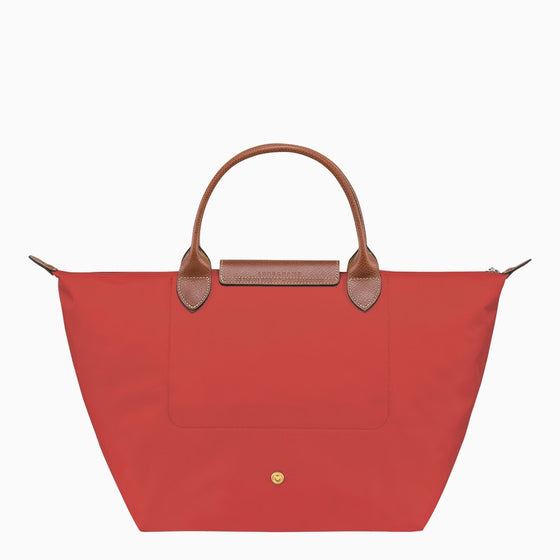 Longchamp Tomato coloured Le Pliage Original M bag