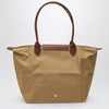 Longchamp Fawn-coloured Le Pliage Original L bag