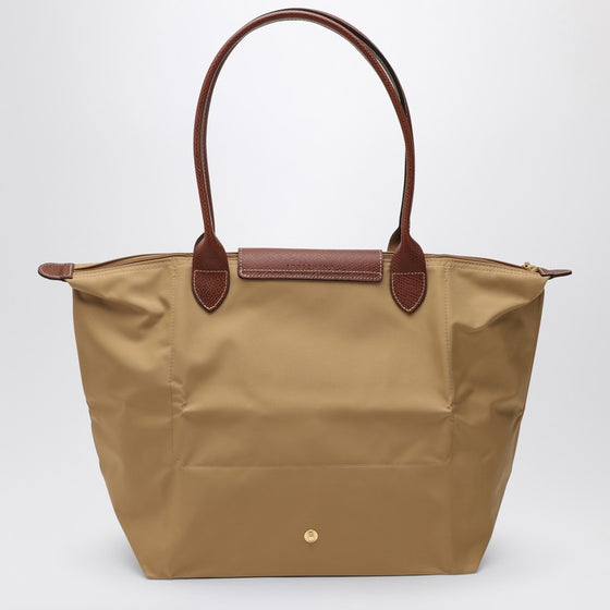 Longchamp Fawn-coloured Le Pliage Original L bag