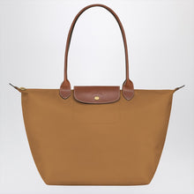  Longchamp Chamois coloured Le Pliage Original L bag