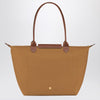 Longchamp Chamois coloured Le Pliage Original L bag