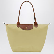  Longchamp Pistachio coloured Le Pliage Original L bag