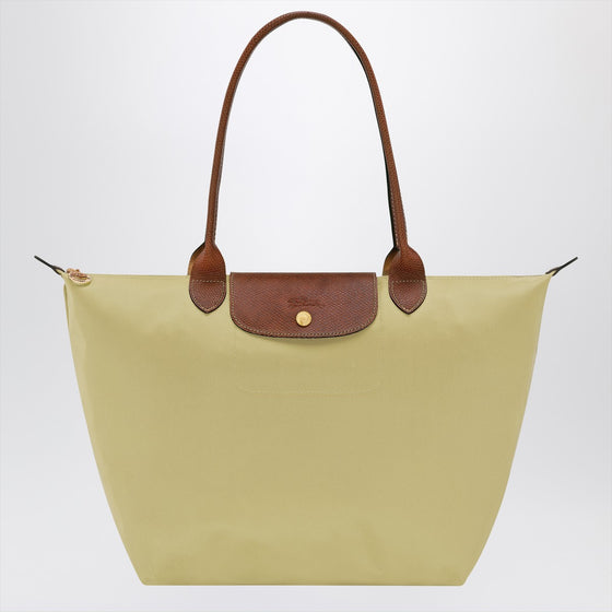 Longchamp Pistachio coloured Le Pliage Original L bag