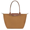Longchamp Chamois coloured Le Pliage Original L bag