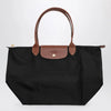 Longchamp Black Le Pliage Original L bag