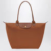 Longchamp Cognac Le Pliage Original L bag