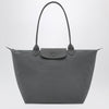 Longchamp Anthracite grey shopping bag L Le Pliage One
