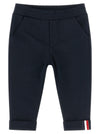 Moncler Enfant Tricolor Ribbon Joggers