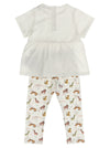 Moncler Enfant Animal Print T-shirt + Leggings Set