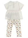 Moncler Enfant Animal Print T-shirt + Leggings Set
