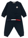 Moncler Enfant Tricolor Hem Sweatshirt + Joggers