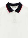 Moncler Enfant Tricolor Polo Shirt
