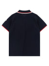 Moncler Enfant Tricolor Polo Shirt