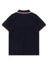 Moncler Enfant Tricolor Polo Shirt