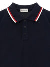 Moncler Enfant Tricolor Polo Shirt
