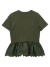 Moncler Enfant Floral Embroidery T-shirt