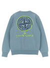 Stone Island Junior Logo Print Sweatshirt