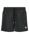 Moncler Logo Patch Swim Shorts