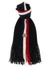 Moncler Tricolor Wool Scarf