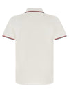 Moncler Tricolor Trim Polo Shirt