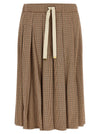 Moncler Pleated Midi Skirt
