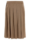 Moncler Pleated Midi Skirt