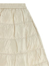 Moncler White Padded Skirt