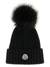 Moncler Pompon Wool Beanie