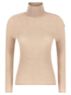 Moncler Textured Wool Turtleneck Sweater