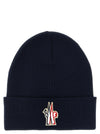 Moncler Grenoble Logo Patch Beanie