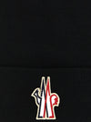 Moncler Grenoble Logo Patch Beanie